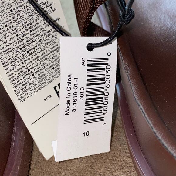 GAP y2k Sporty Strap Sandals Chocolate Bar NWTs size 11 - Picture 10 of 10